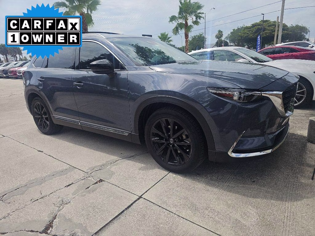 2022 Polymetal Gray Metallic Mazda CX-9 Carbon Edition AWD SUV