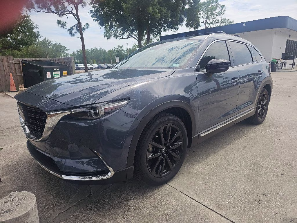 2022 Polymetal Gray Metallic Mazda CX-9 Carbon Edition AWD SUV
