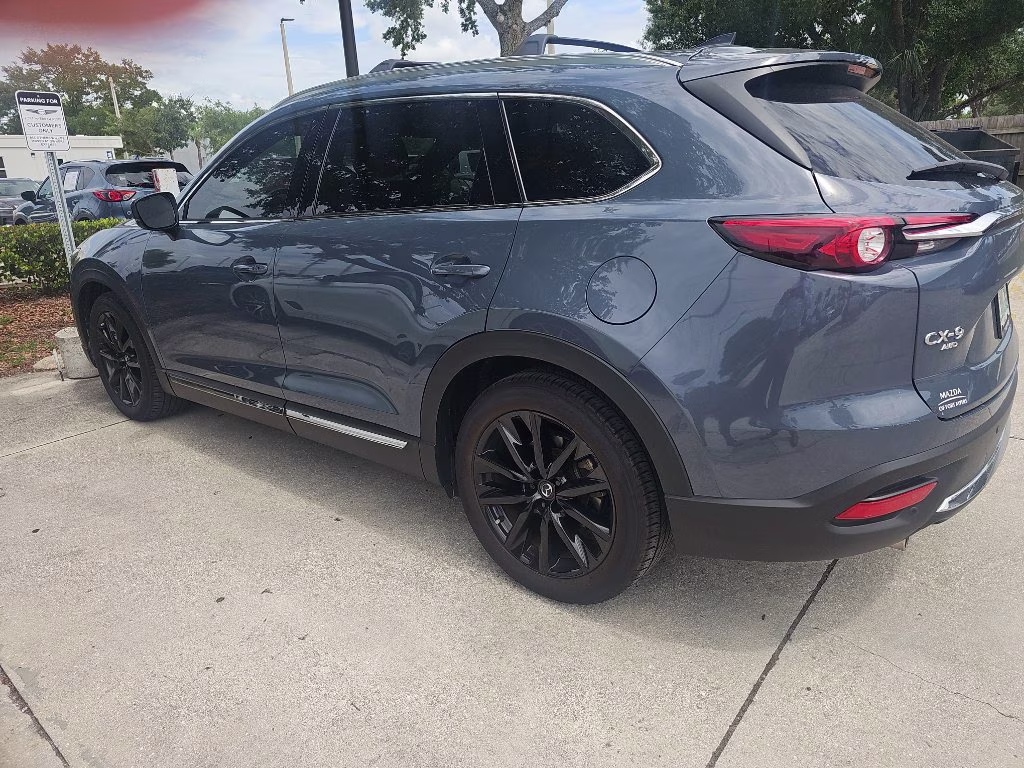 2022 Polymetal Gray Metallic Mazda CX-9 Carbon Edition AWD SUV