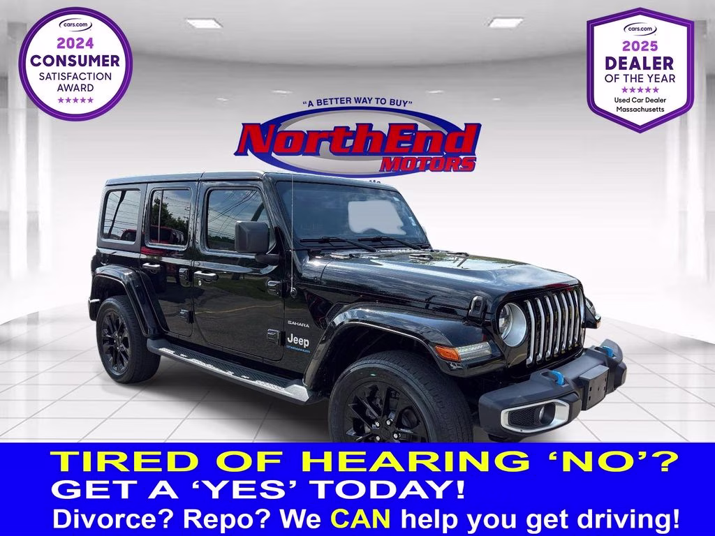 2023 Black Clearcoat Jeep Wrangler Sahara 4xe 4X4 SUV