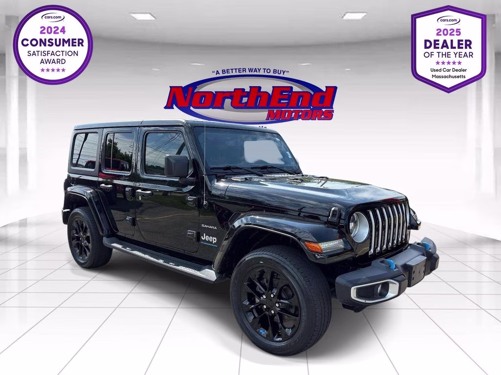 2023 Black Clearcoat Jeep Wrangler Sahara 4xe 4X4 SUV