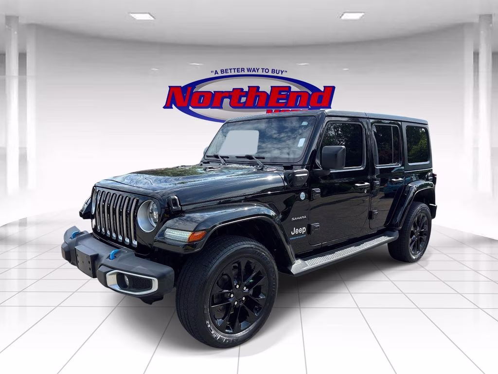 2023 Black Clearcoat Jeep Wrangler Sahara 4xe 4X4 SUV