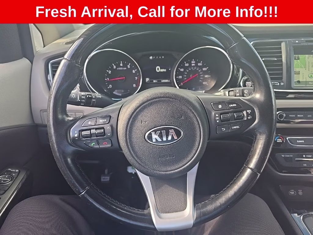 2016 Aurora Black Pearl Kia Sedona SXL FWD Van