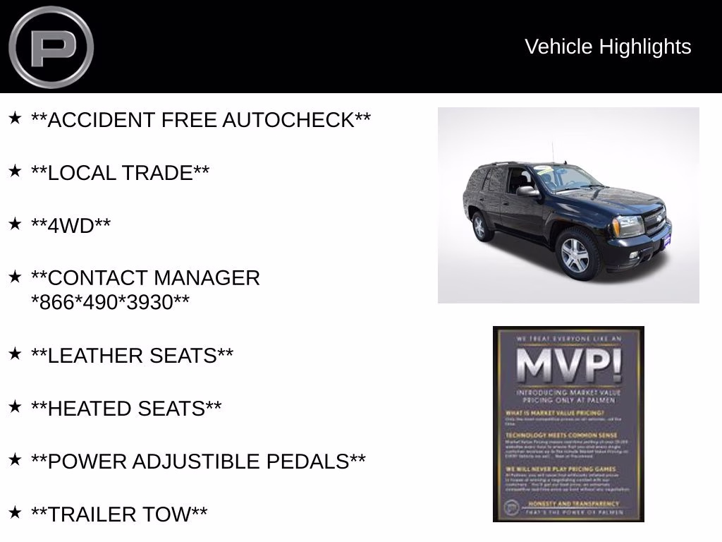 2006 Smokin Asphalt Chevrolet TrailBlazer LT 4X4 SUV