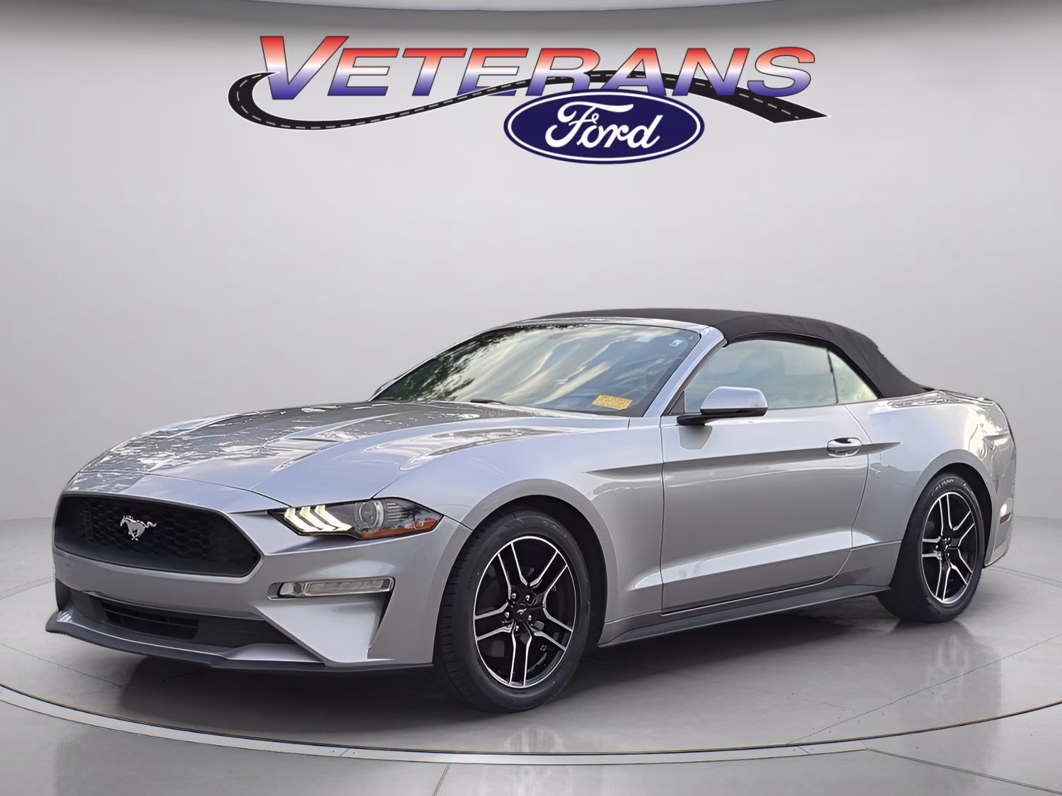2020 Iconic Silver Metallic Ford Mustang EcoBoost Premium RWD Convertible