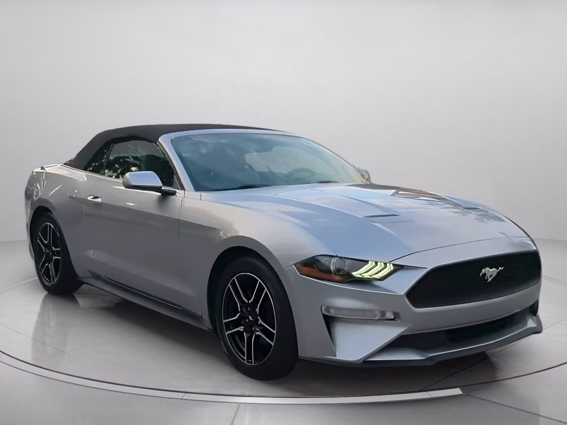 2020 Iconic Silver Metallic Ford Mustang EcoBoost Premium RWD Convertible