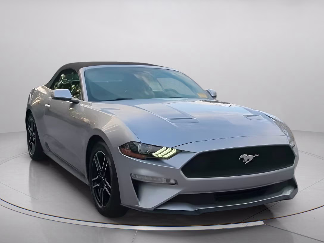 2020 Iconic Silver Metallic Ford Mustang EcoBoost Premium RWD Convertible
