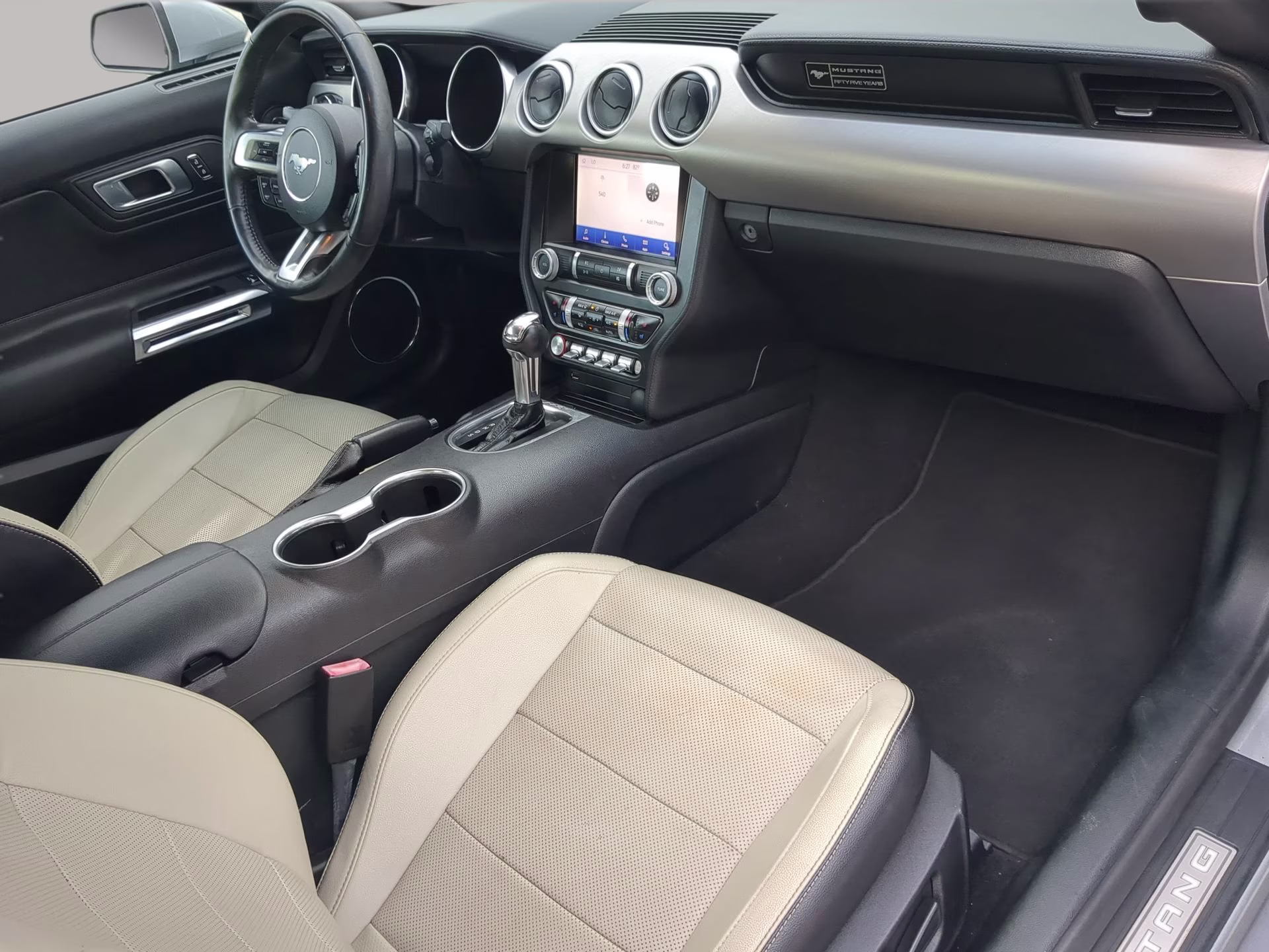 2020 Iconic Silver Metallic Ford Mustang EcoBoost Premium RWD Convertible