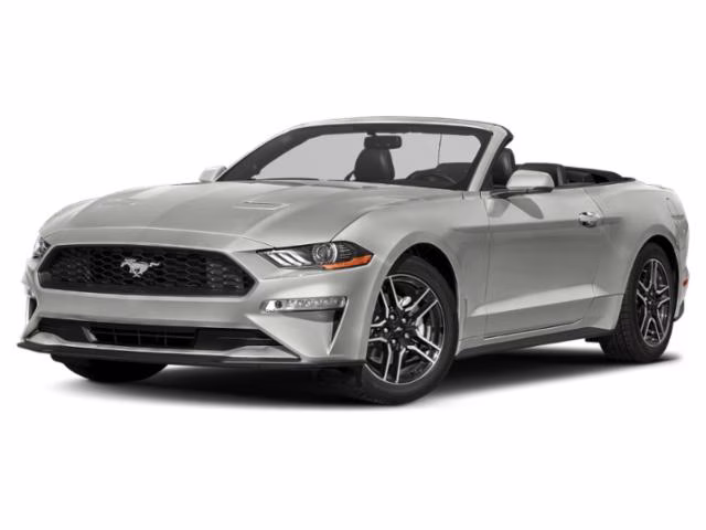 2020 Silver Ford Mustang EcoBoost Premium RWD Convertible