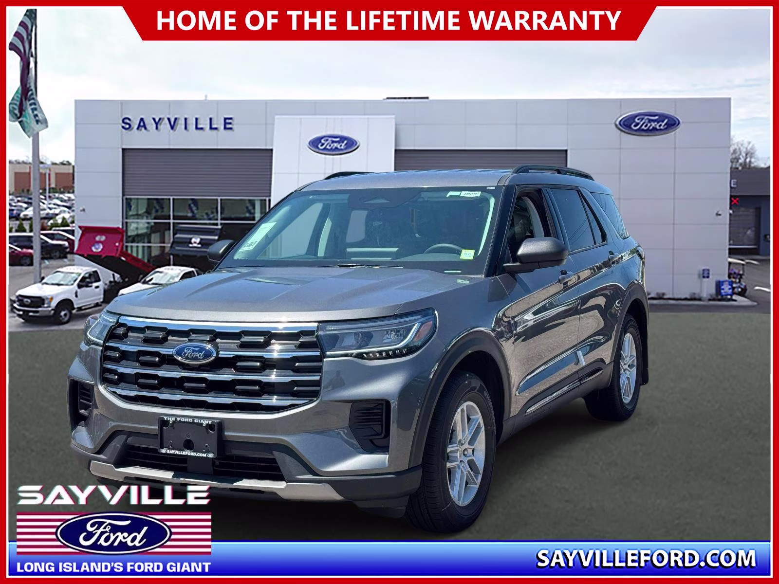 2026 Gray Ford Explorer Active 4X4 SUV