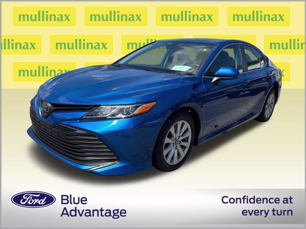 2019 Blue Streak Metallic Toyota Camry LE FWD Sedan