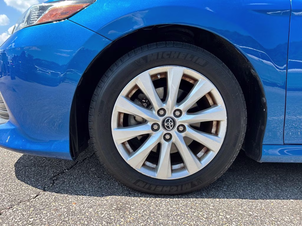 2019 Blue Streak Metallic Toyota Camry LE FWD Sedan