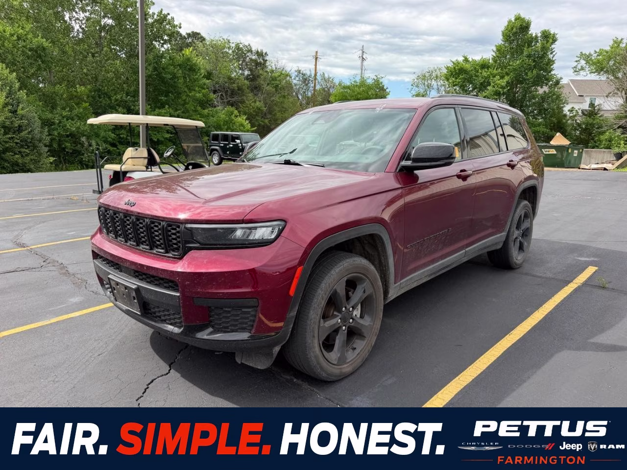 2023 Velvet Red Pearlcoat Jeep Grand Cherokee L 4WD Altitude 4X4 SUV