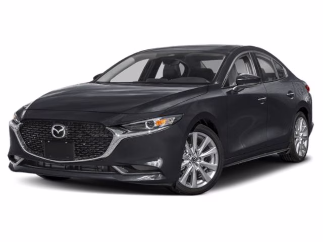 2025 Jet Black Mica Mazda Mazda3 2.5 S Preferred Package FWD Sedan