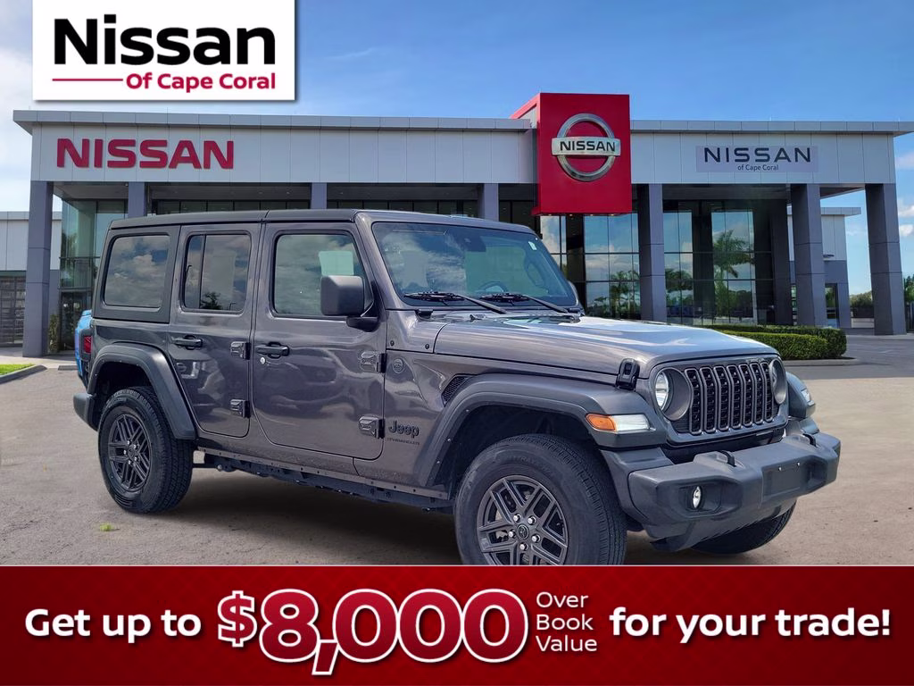 2024 Granite Crystal Metallic Clearcoat Jeep Wrangler Sport S 4X4 SUV