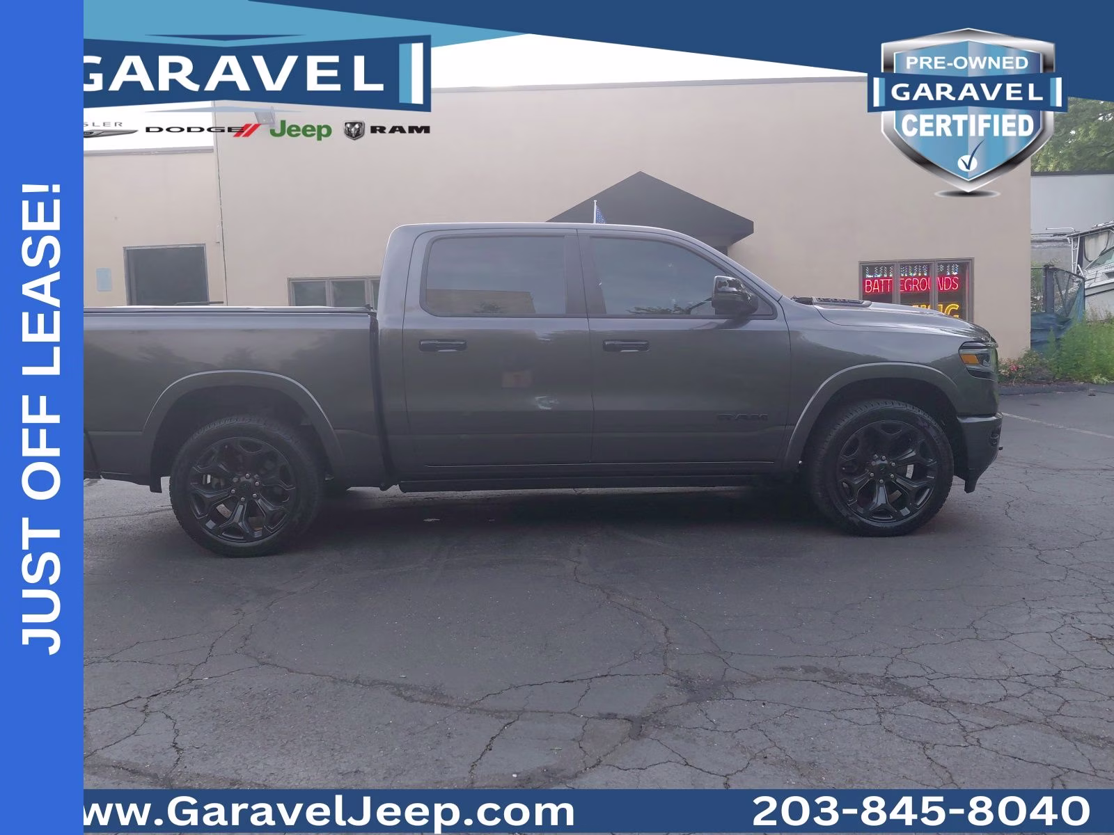 2023 Granite Crystal Metallic Clearcoat Ram 1500 Limited 4X4 Truck