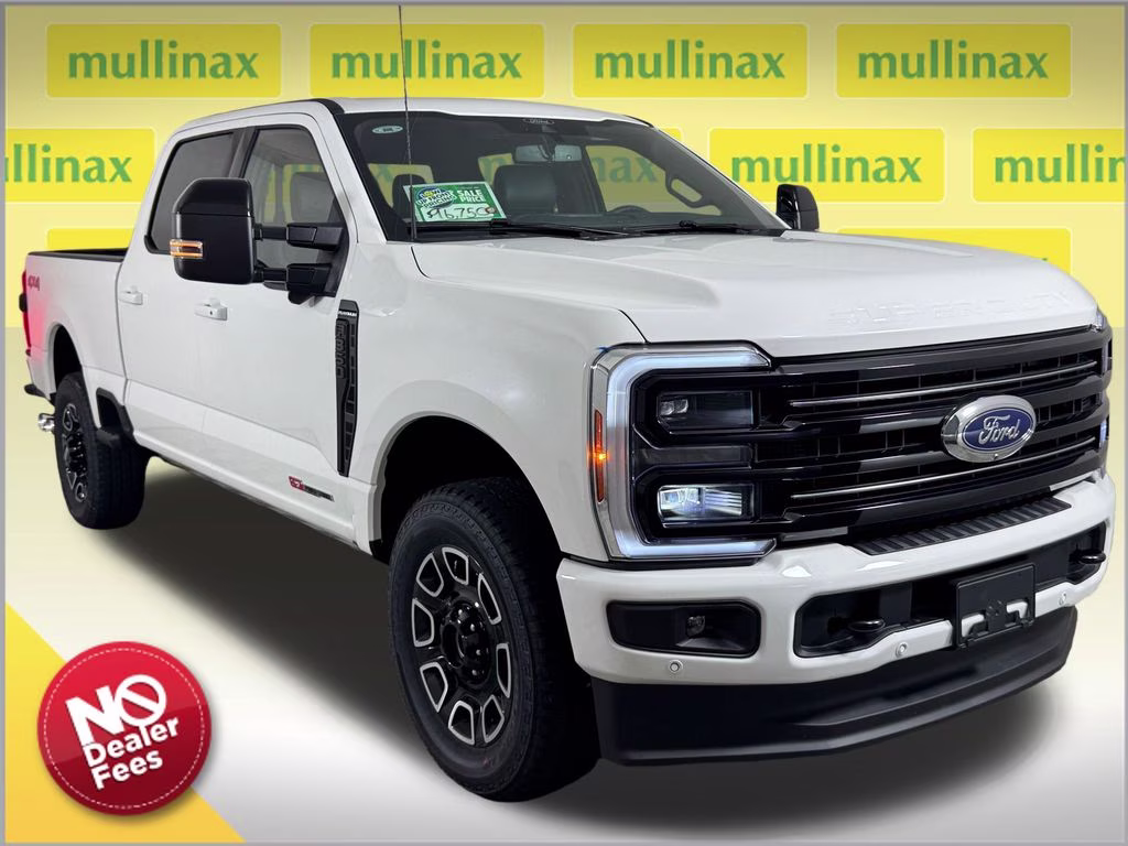 2026 Star White Metallic Tri-Coat Ford Super Duty F-350 SRW Platinum 4X4 Truck