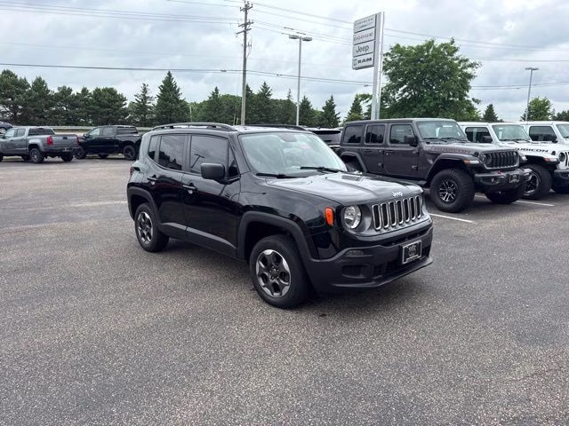 2017 Black Jeep Renegade Sport 4X4 SUV