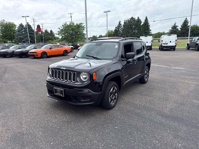 2017 Black Jeep Renegade Sport 4X4 SUV
