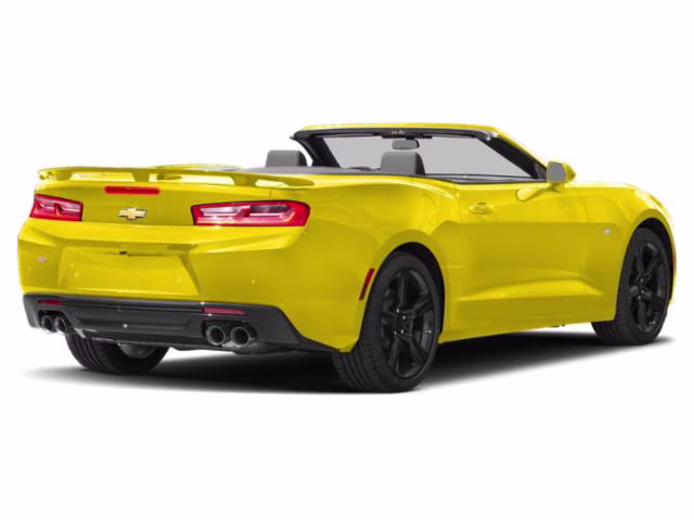 2018 Bright Yellow Chevrolet Camaro SS RWD Convertible