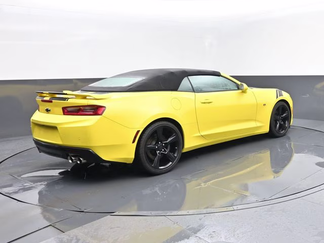 2018 Bright Yellow Chevrolet Camaro SS RWD Convertible