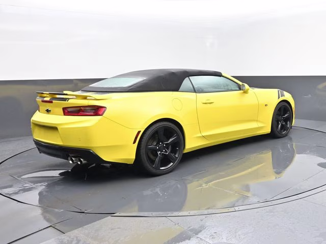 2018 Bright Yellow Chevrolet Camaro SS RWD Convertible