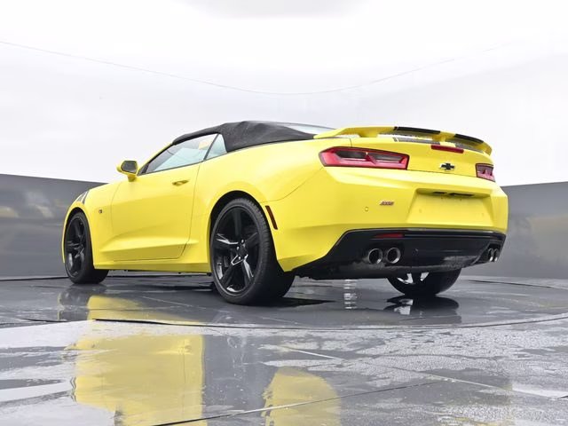 2018 Bright Yellow Chevrolet Camaro SS RWD Convertible