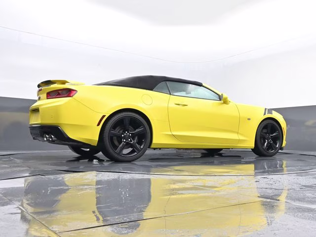 2018 Bright Yellow Chevrolet Camaro SS RWD Convertible