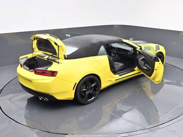 2018 Bright Yellow Chevrolet Camaro SS RWD Convertible