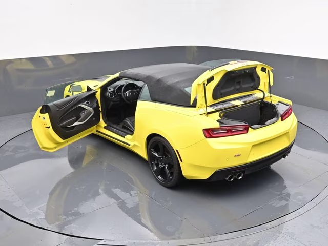 2018 Bright Yellow Chevrolet Camaro SS RWD Convertible