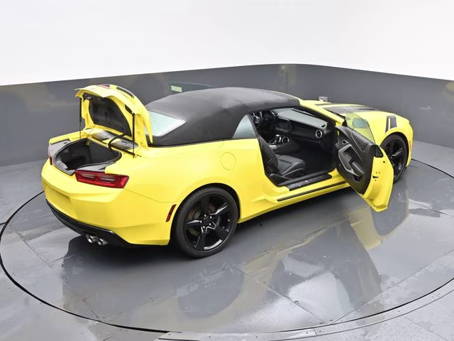 2018 Bright Yellow Chevrolet Camaro SS RWD Convertible