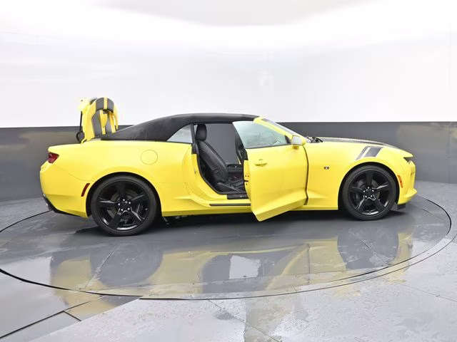 2018 Bright Yellow Chevrolet Camaro SS RWD Convertible
