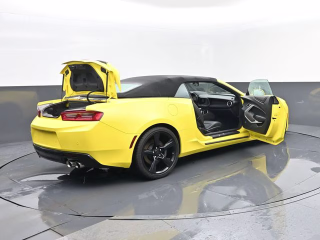 2018 Bright Yellow Chevrolet Camaro SS RWD Convertible