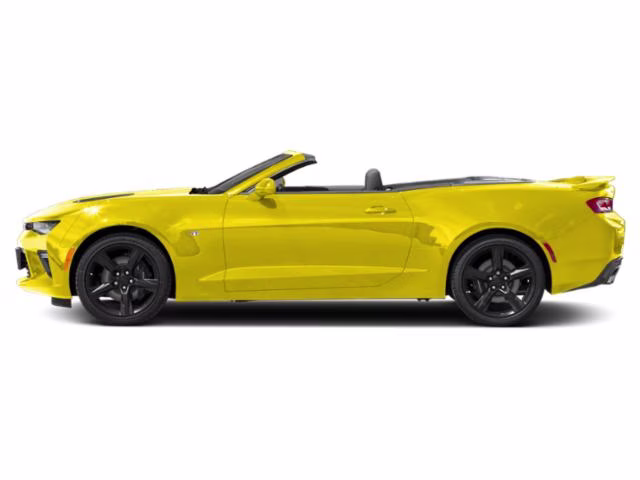 2018 Bright Yellow Chevrolet Camaro SS RWD Convertible