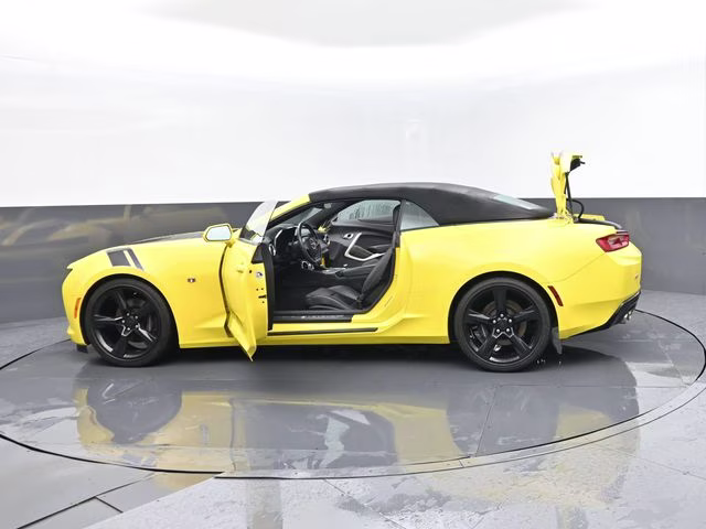 2018 Bright Yellow Chevrolet Camaro SS RWD Convertible