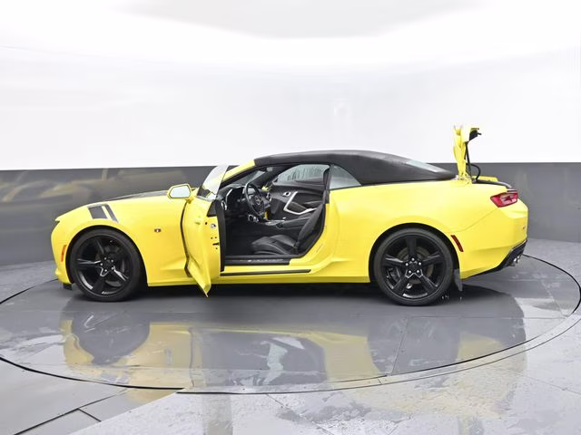 2018 Bright Yellow Chevrolet Camaro SS RWD Convertible