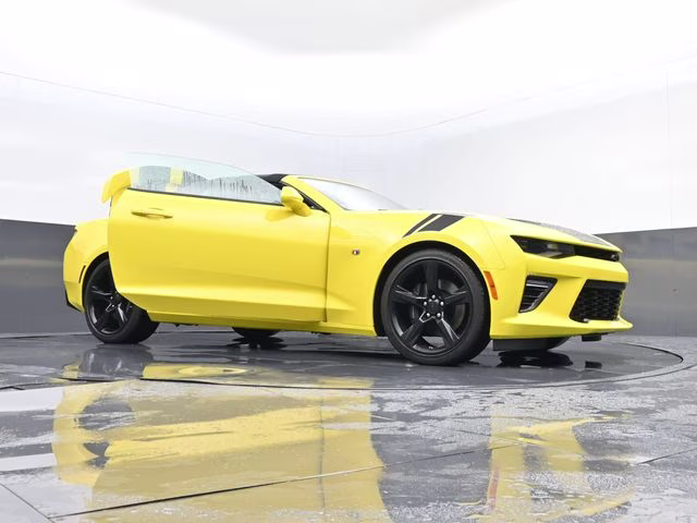 2018 Bright Yellow Chevrolet Camaro SS RWD Convertible