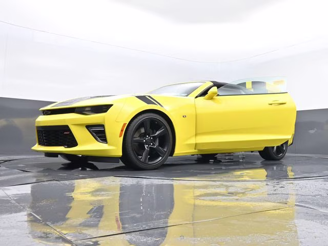 2018 Bright Yellow Chevrolet Camaro SS RWD Convertible