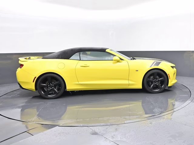 2018 Bright Yellow Chevrolet Camaro SS RWD Convertible