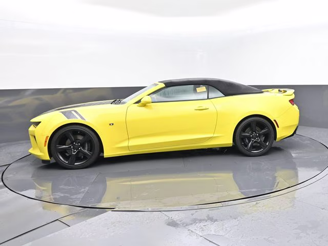 2018 Bright Yellow Chevrolet Camaro SS RWD Convertible