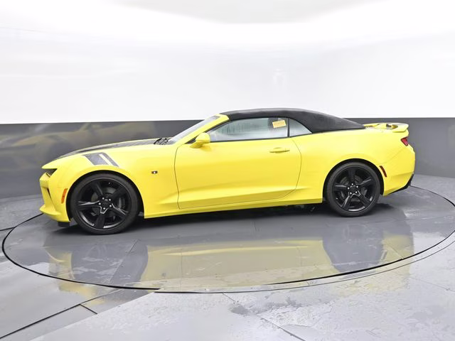 2018 Bright Yellow Chevrolet Camaro SS RWD Convertible