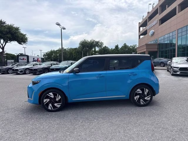 2024 Surf Blue W/Black Roof Kia Soul GT-Line FWD Hatchback