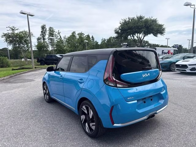 2024 Surf Blue W/Black Roof Kia Soul GT-Line FWD Hatchback