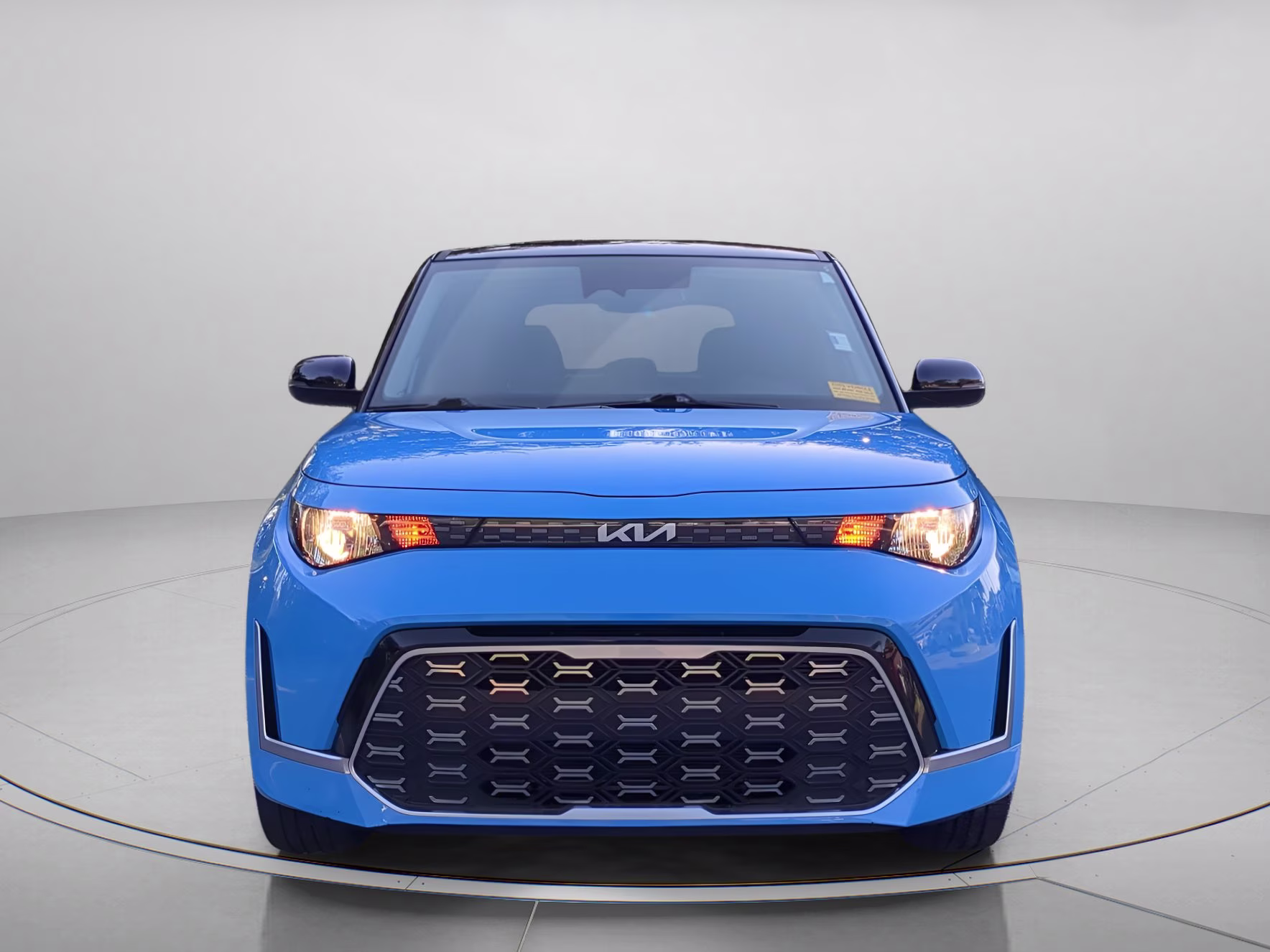 2024 Surf Blue W/Black Roof Kia Soul GT-Line FWD Hatchback