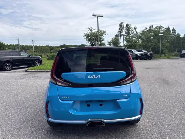2024 Surf Blue W/Black Roof Kia Soul GT-Line FWD Hatchback