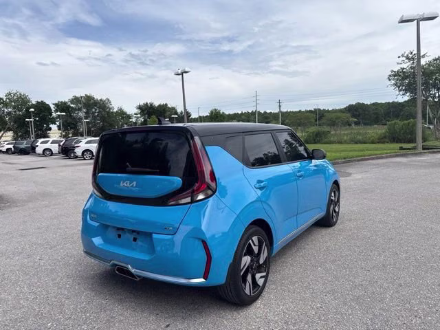 2024 Surf Blue W/Black Roof Kia Soul GT-Line FWD Hatchback