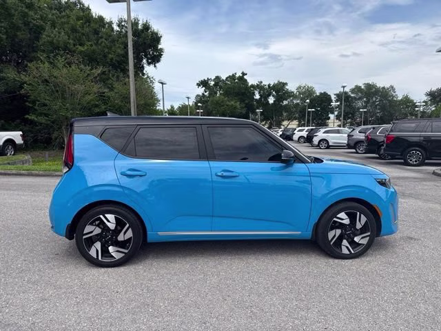 2024 Surf Blue W/Black Roof Kia Soul GT-Line FWD Hatchback