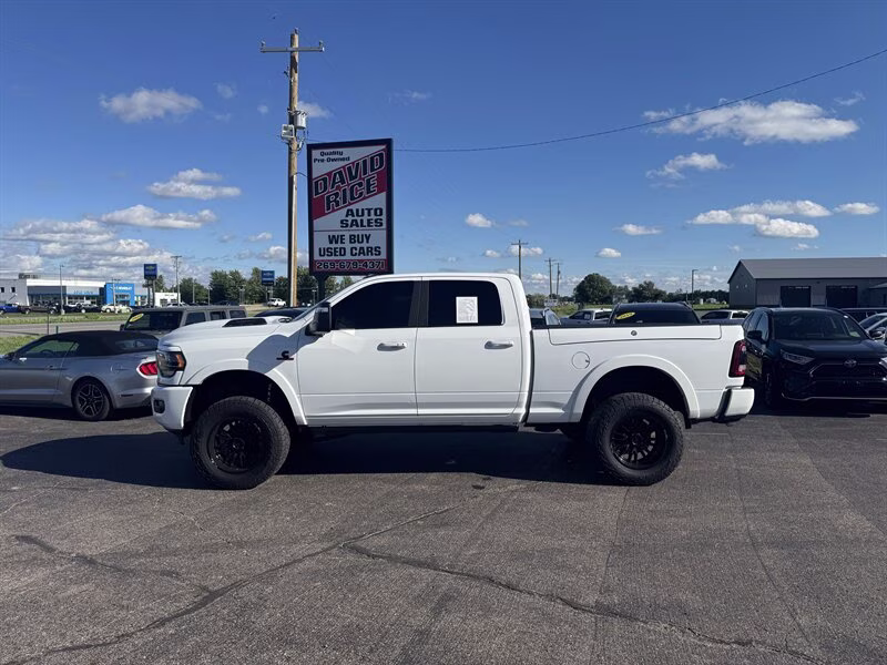 2023 Pearl White Ram 2500 Limited LIFTED BDS LIFT 4X4 Truck