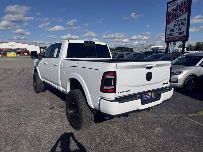 2023 Pearl White Ram 2500 Limited LIFTED BDS LIFT 4X4 Truck