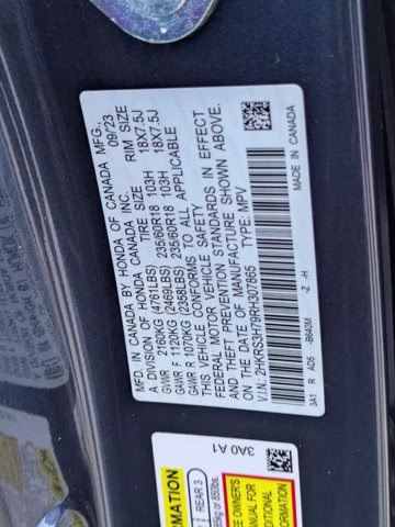 2024 Sparkle Silver Metallic Honda CR-V EX-L FWD SUV